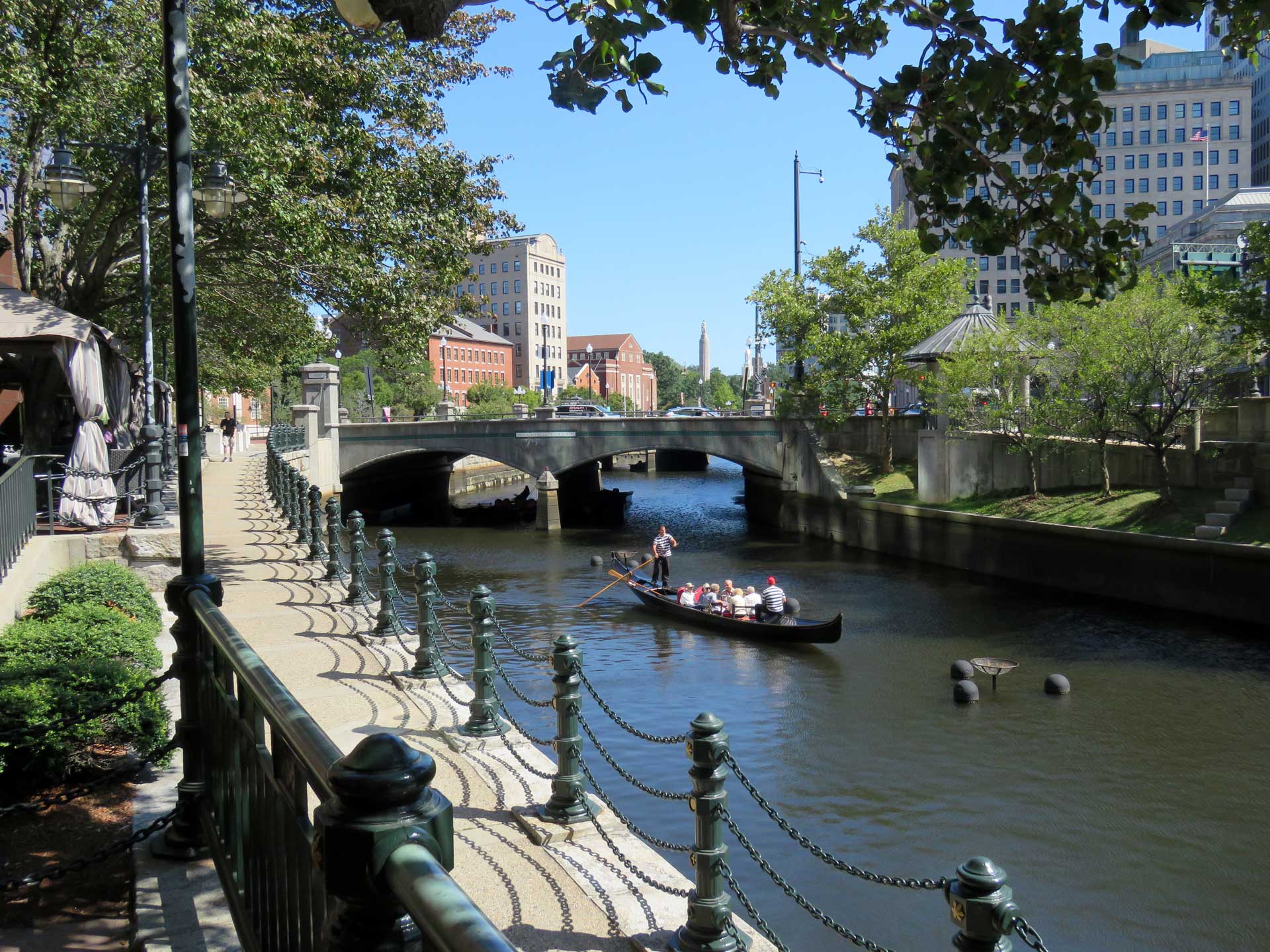 Gondola on the Providence River, RI.