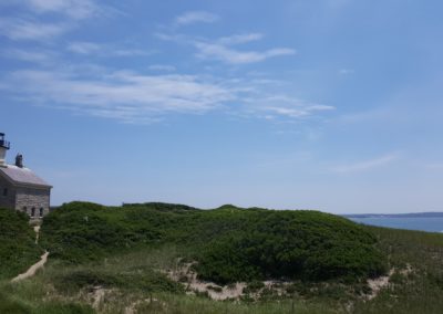 View of the Block Island North Light - a destination included in the Beautiful Block Island Tour.