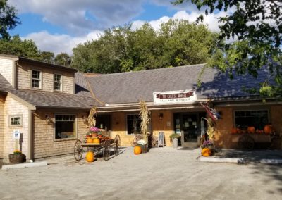 View of the Cheese Wheel Village Market in Tiverton, RI - included in the Come Away to the Quiet Coast Tour