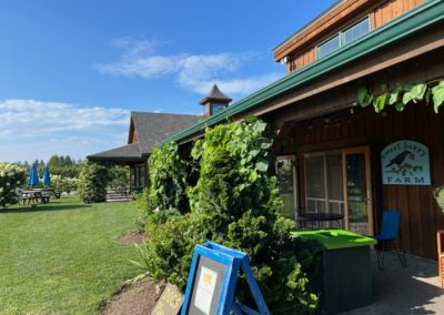 View of the Sweet Berry Farm - a destination included in the Newport Sail & Lunch at Sweet Berry Farm Tour.