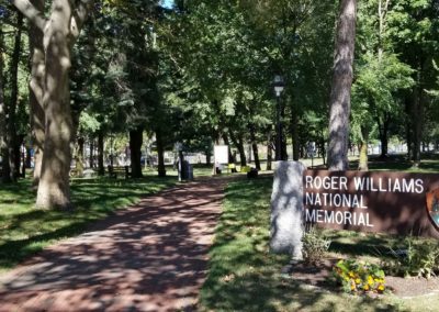 View of the Roger Williams National Memorial Park, Providence, RI