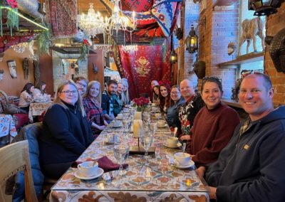 Tourists waiting for their order at the CAV Restaurant - included in the Providences Very Delicious Lunch Tour.