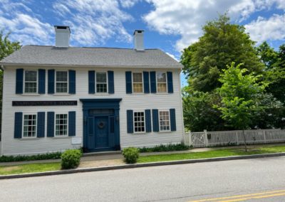 Front view of the Narragansett Bank in North Kingstown - a destination included in the Rhode Island in a Day Tour.