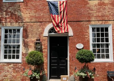 Noel Freeborn House, the only Brick House on Main St., North Kingstown, RI - included in the Rhode Island in a Day Tour.