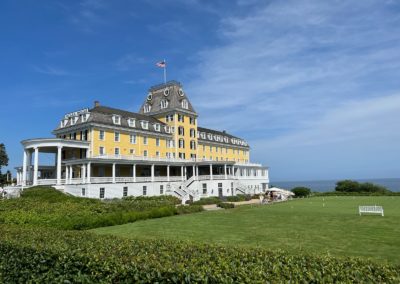 View of the Ocean House Boutique Classic Resort in Watch Hill, RI - a destination included in the Scenic Rhode Island Tour.