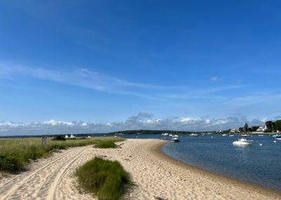 View of Edgartown Harbor on Martha's Vineyard Island.