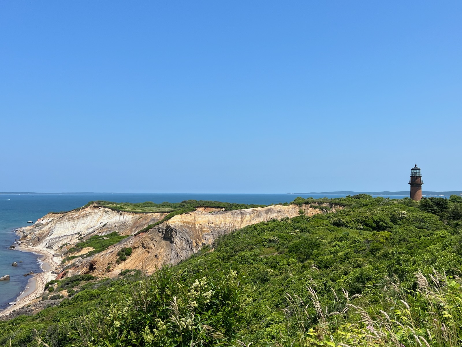 Picture of Gay Head Lighthouse - a destination include in the A day on Martha's Vineyard Tour.